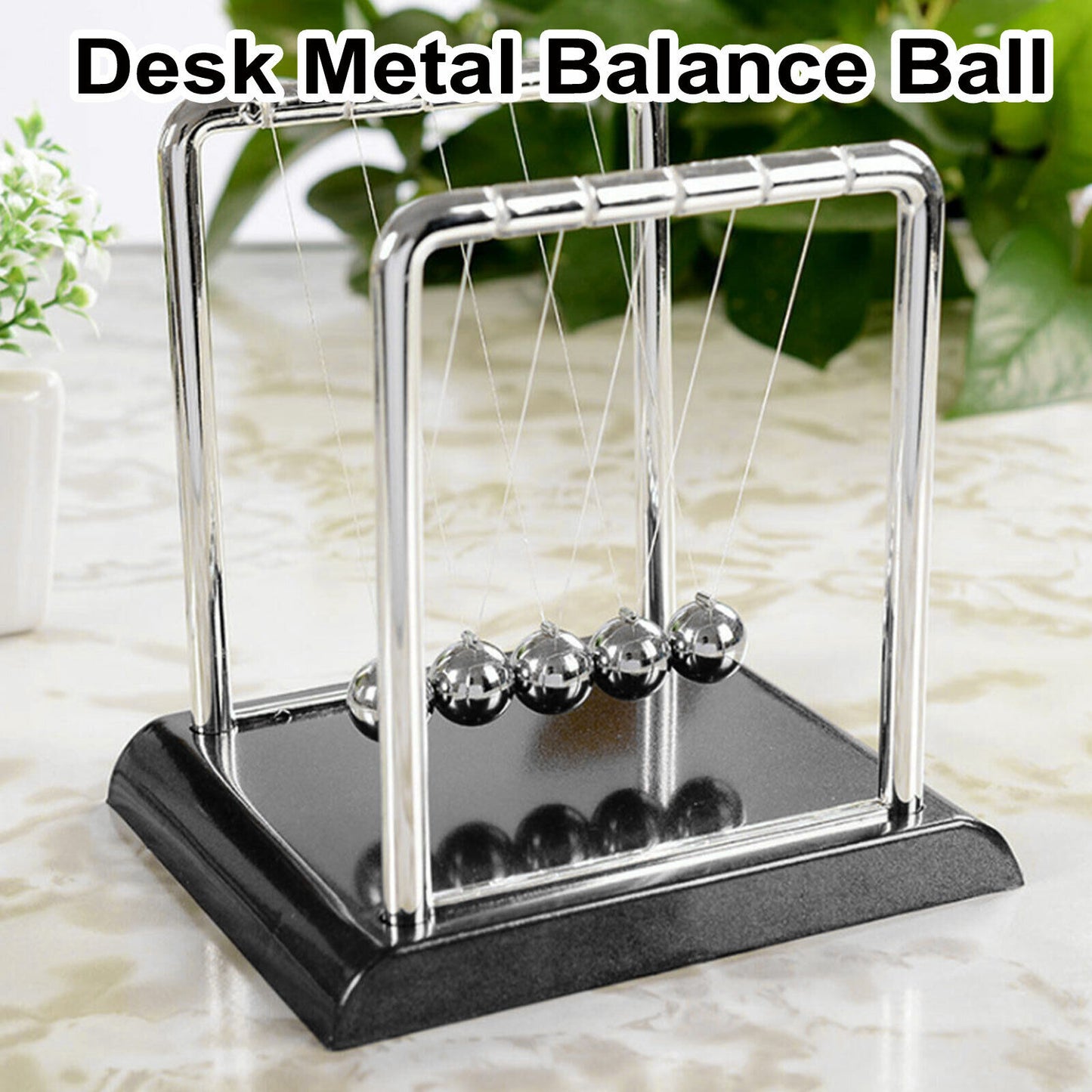 Newtons Cradle Steel Ball Balance