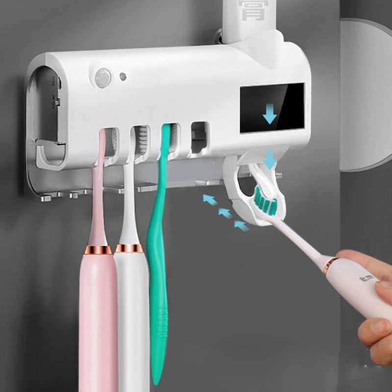 Automatic Toothbrush Sterilizer and Toothpaste Squeezer