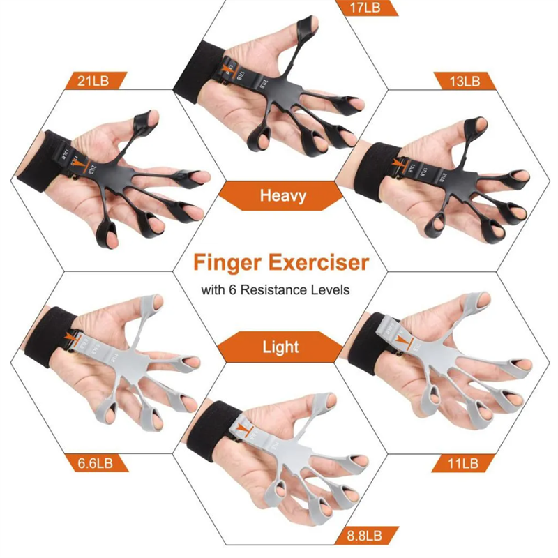 Silicone Finger Gripper Strength Trainer