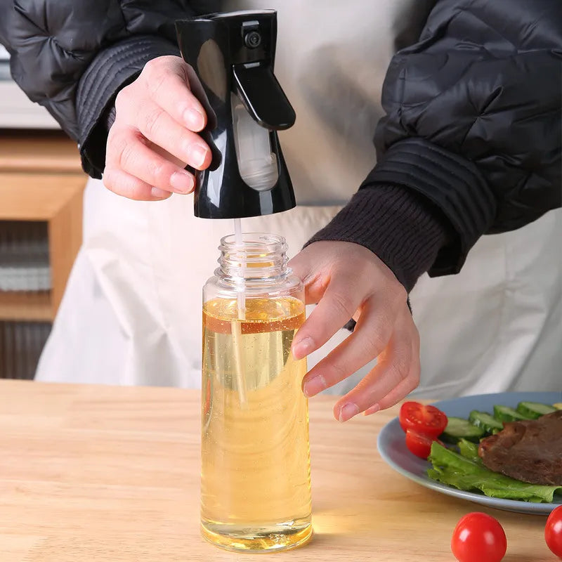 200ml 300ml Oil Spray Bottle Kitchen BBQ Cooking Olive Oil Dispenser Camping Baking Empty Vinegar Soy Sauce Sprayer Containers