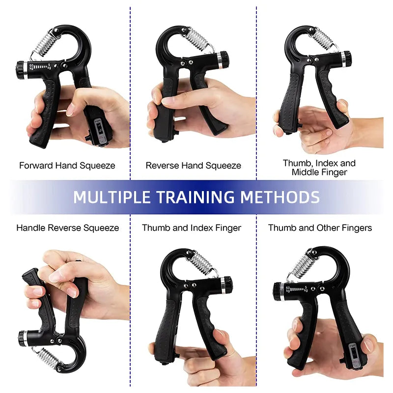 Adjustable Hand Grip Strengthener Hand Grip Trainer With Counter Wrist Forearm And Hand Exerciser For Muscle Building