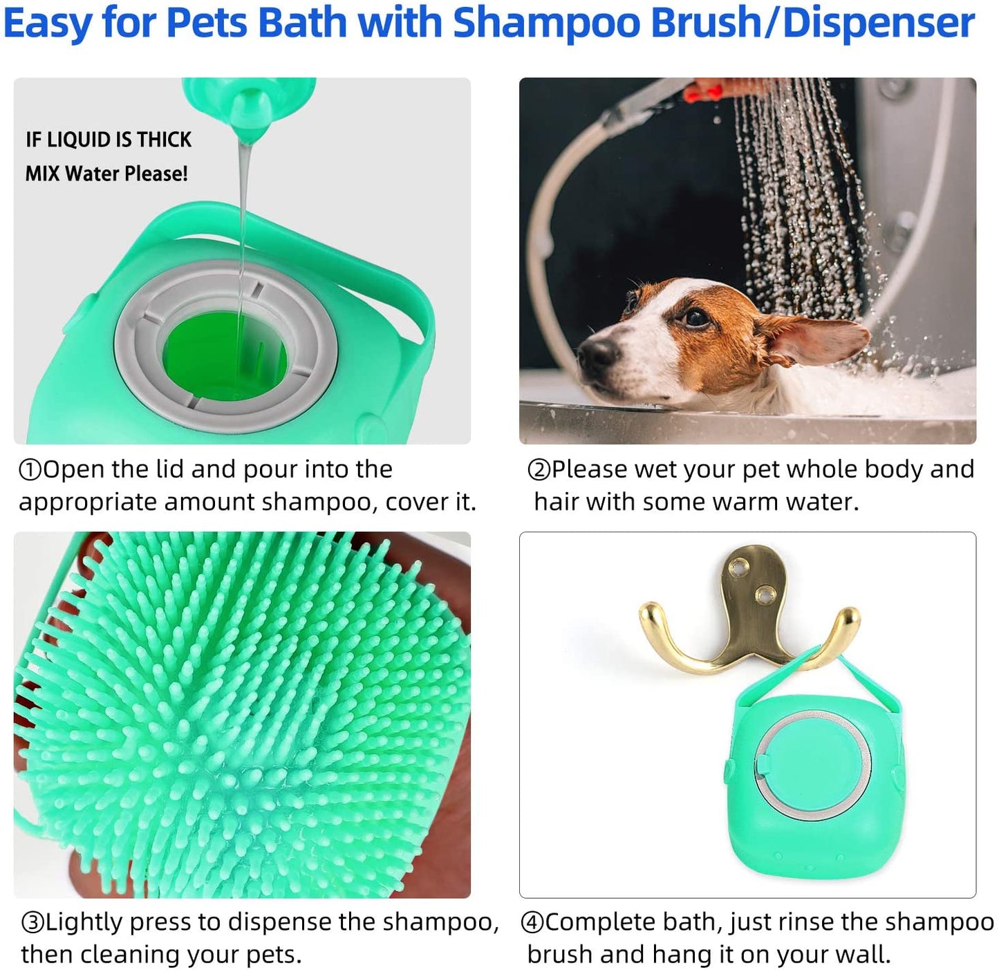 Pet Shower Brush