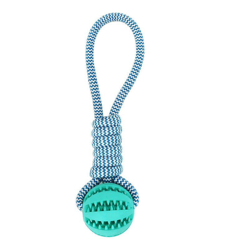 Interactive Hemp Rope Rubber Leaking Balls for Pets