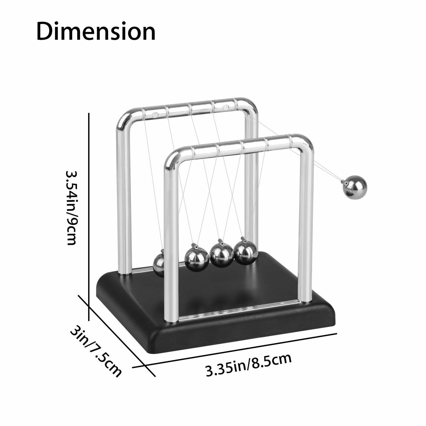 Newtons Cradle Steel Ball Balance