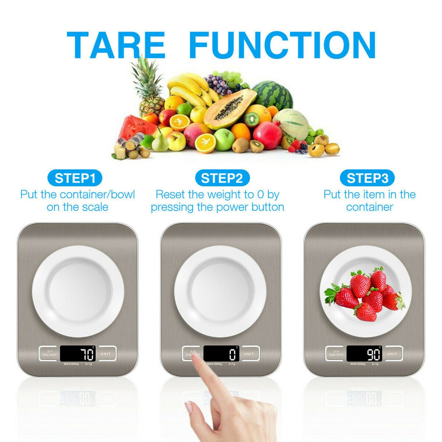 Digital Electronic Kitchen Food Diet Postal Scale Weight